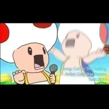 Toad sings cut to the feeling